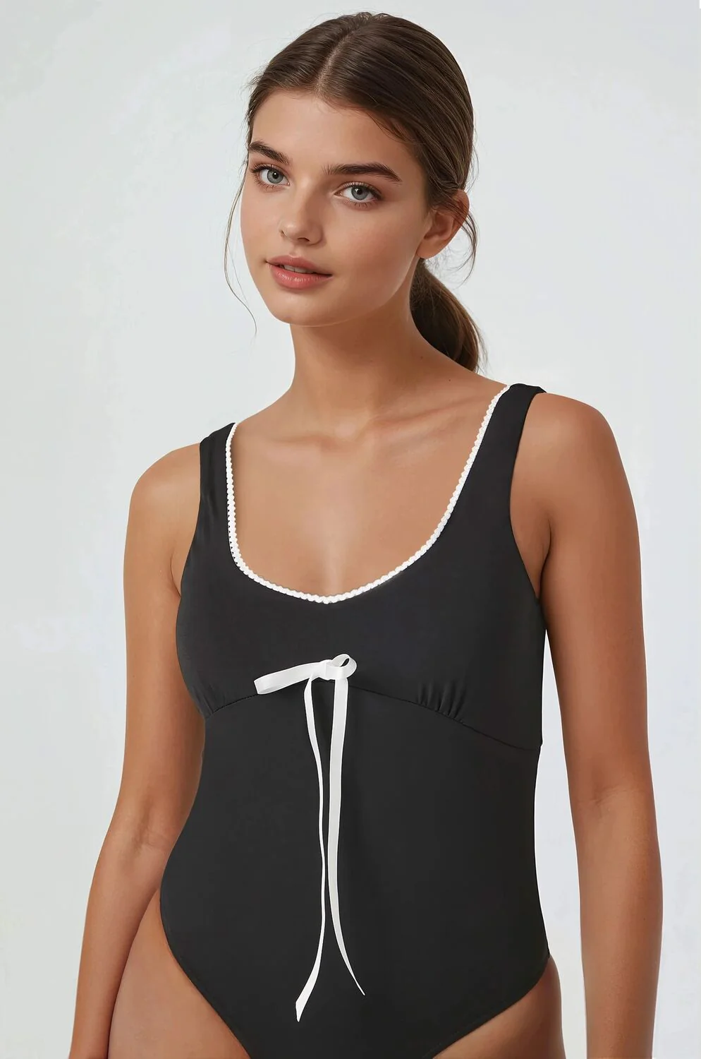 Bow Ricrac-Trim Bodysuit - Image 10