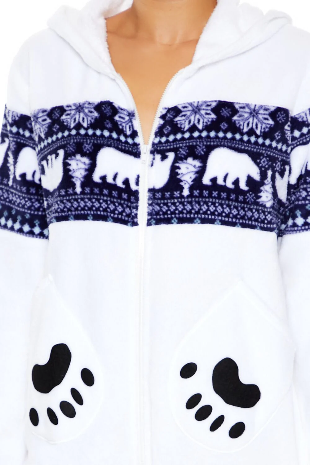Hooded Polar Bear Jumpsuit - Image 5