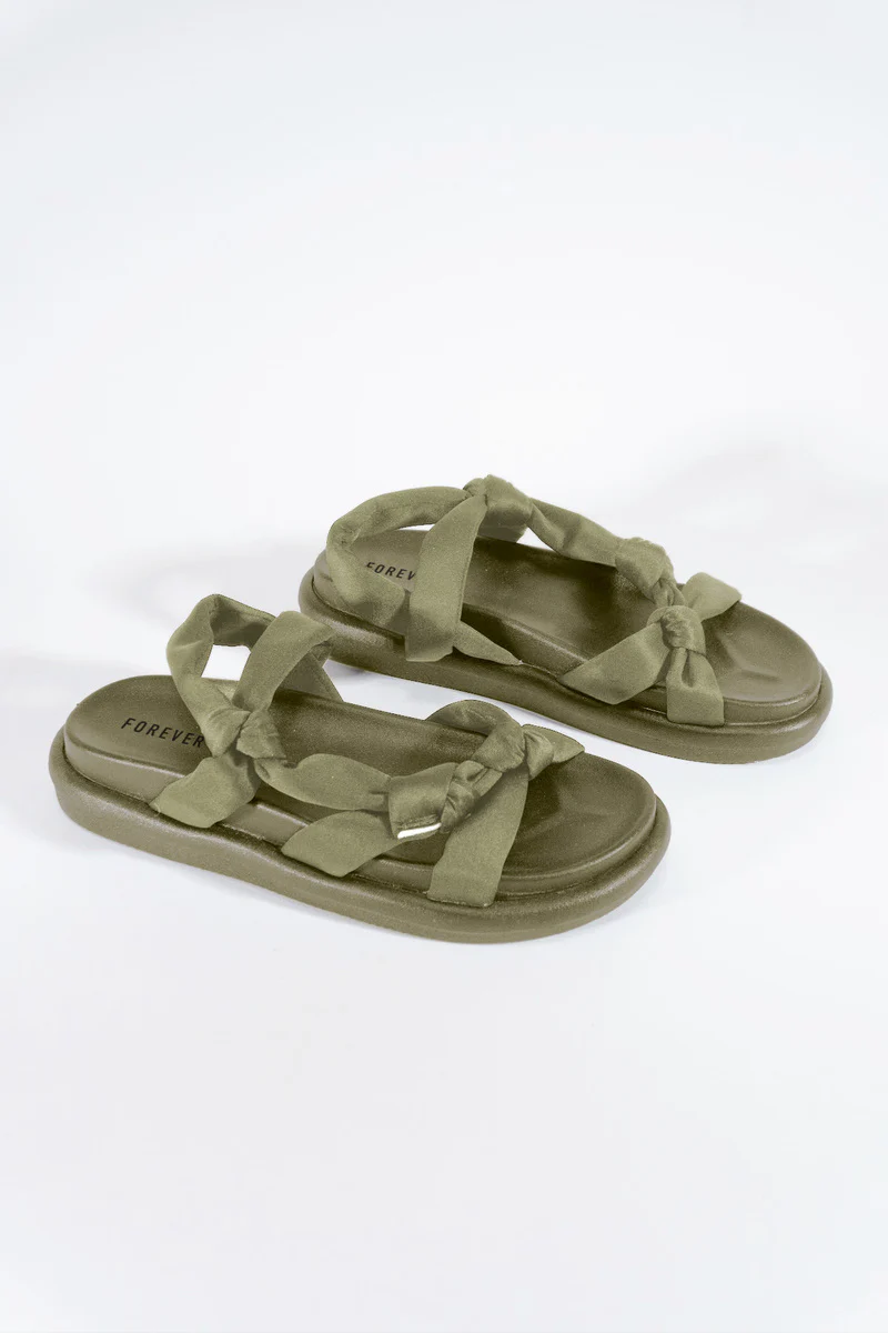 Knotted Platform Sandals - Image 3