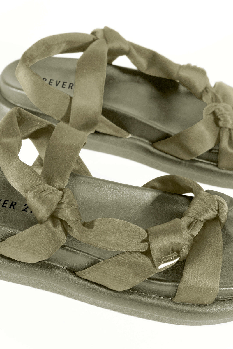 Knotted Platform Sandals - Image 4