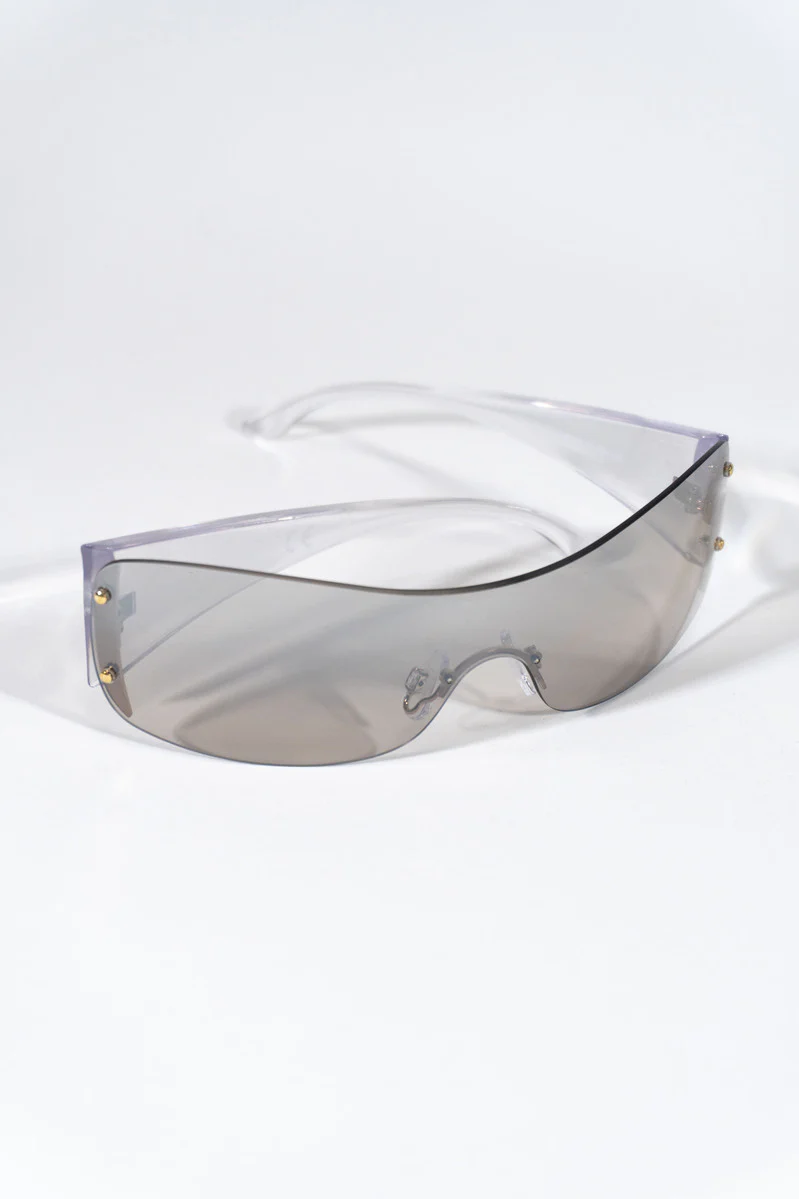 Clear Aviator Sunglasses - Image 5