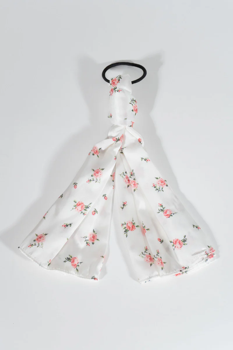 Rose Print Hair Tie - Image 3