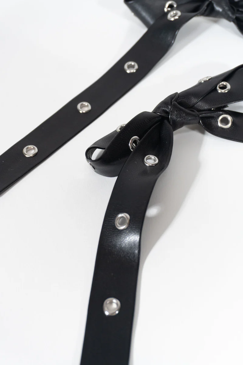 Accented Bow Hair Clips - Image 3