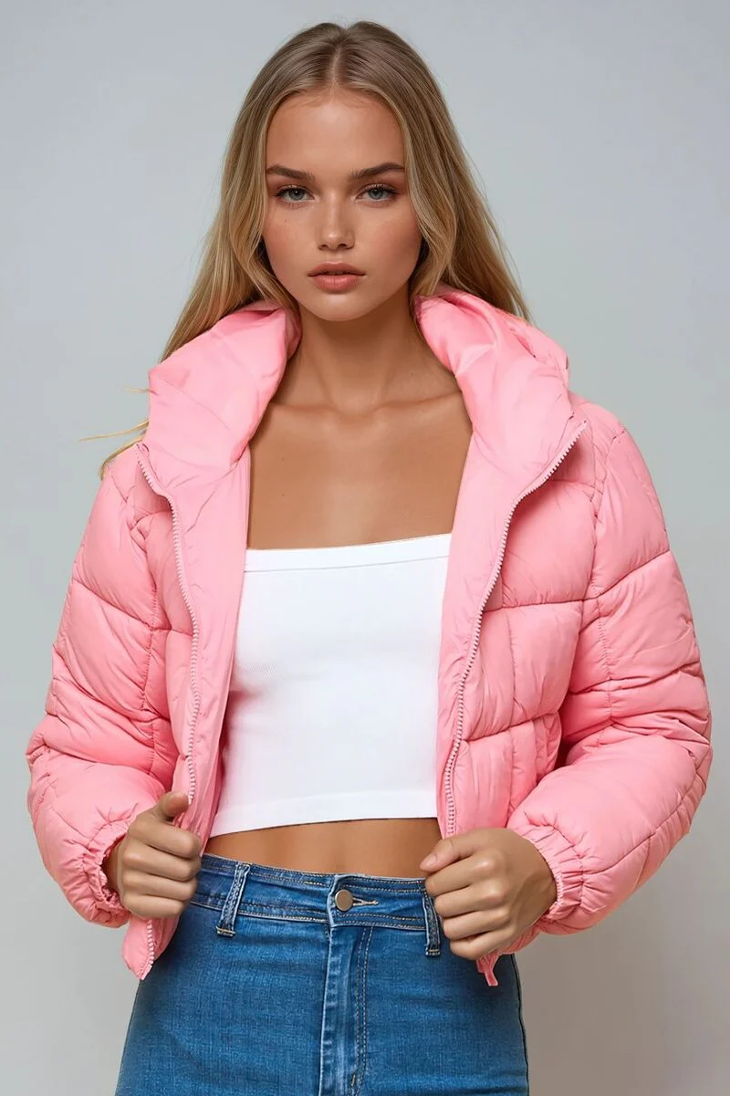 Hooded Zip-Front Puffer - Image 3