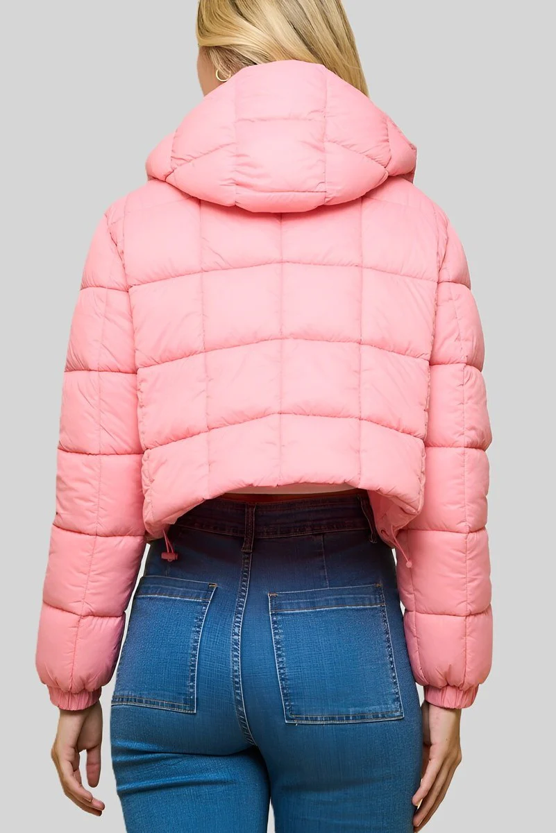 Hooded Zip-Front Puffer - Image 4