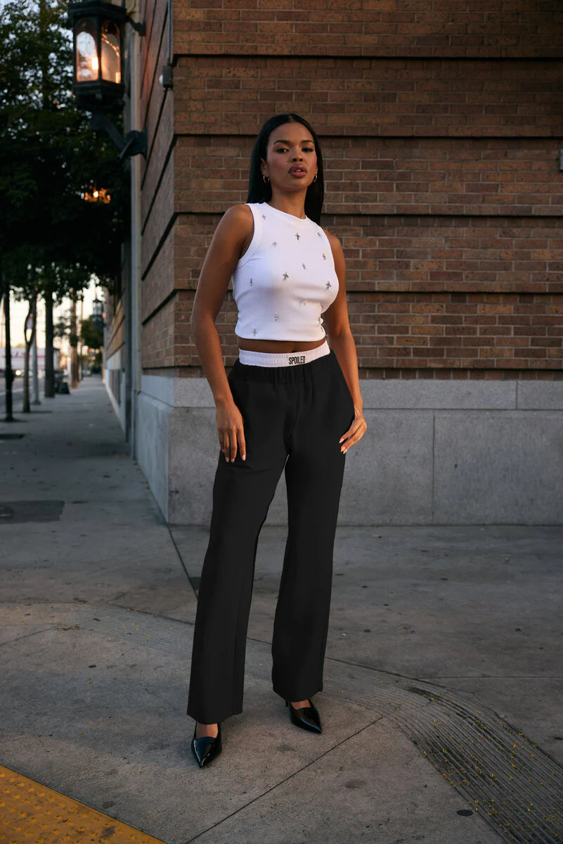 Ponte-Knit Straight-Leg Pants - Image 4