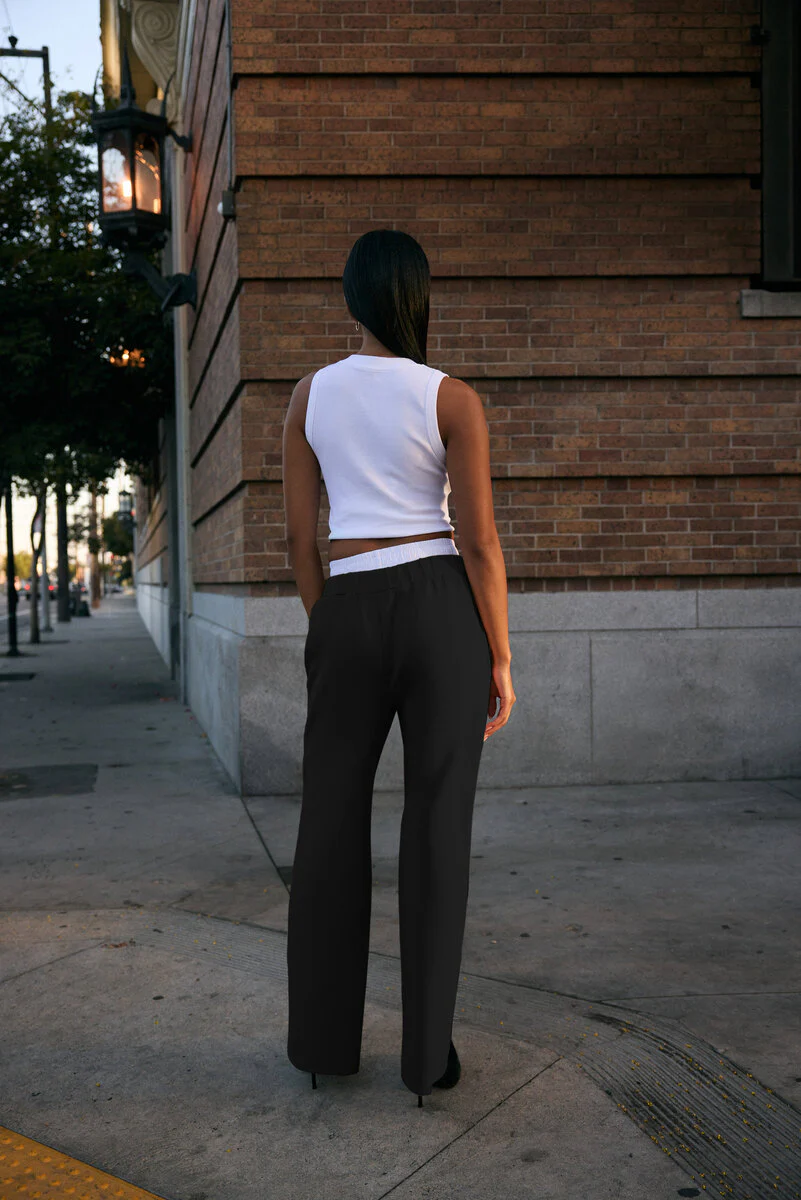 Ponte-Knit Straight-Leg Pants - Image 5