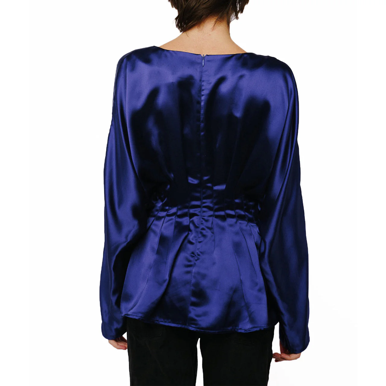Viera Pintuck Effect Batwing Top - Image 4
